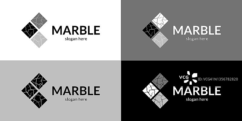 现代大理石Logo图片素材