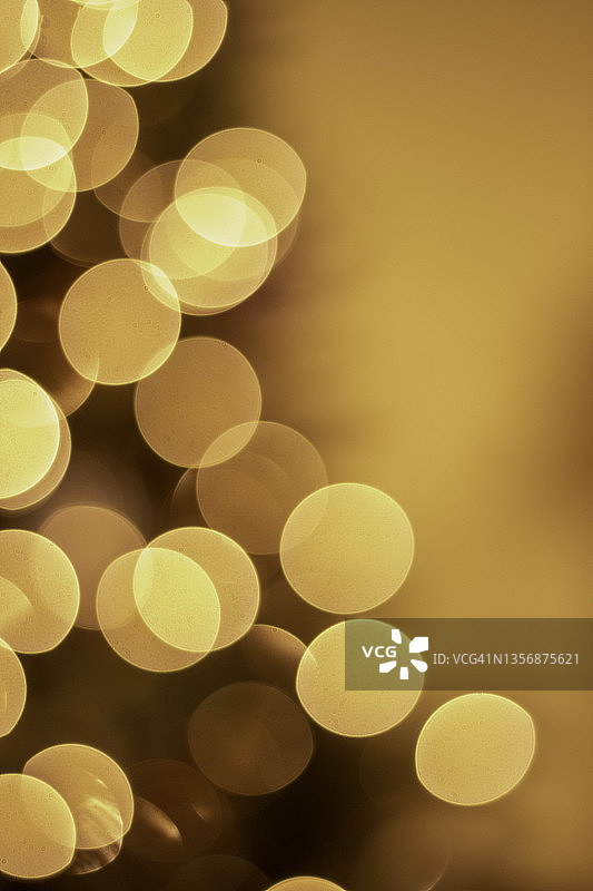 散焦圣诞灯图片素材