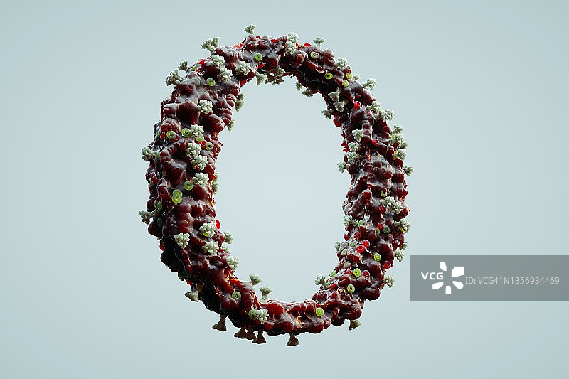 Covid-19 Omicron 变体图片素材