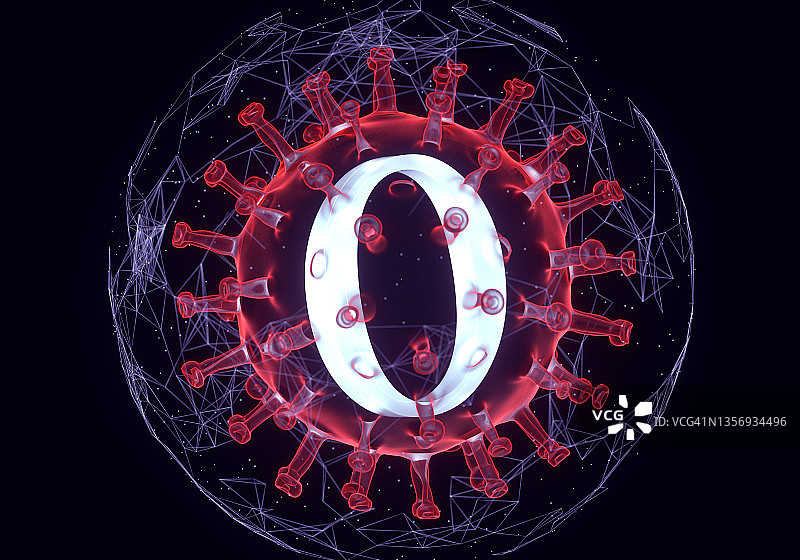 Covid-19 Omicron 变体图片素材