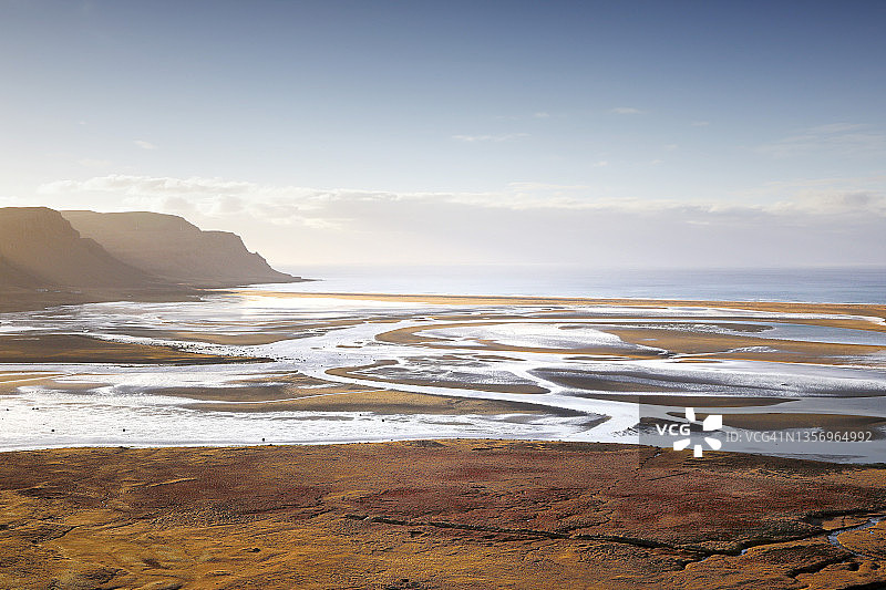 冰岛红沙滩图片素材