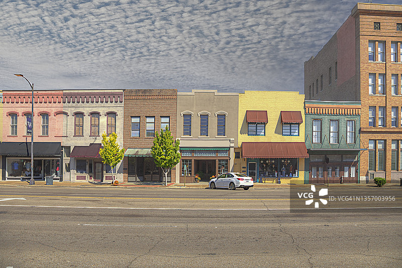 哥伦布街景图片素材