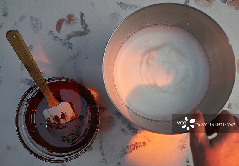 巧克力慕斯配料图片素材