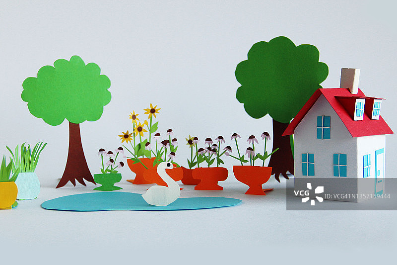 乡村别墅图片素材