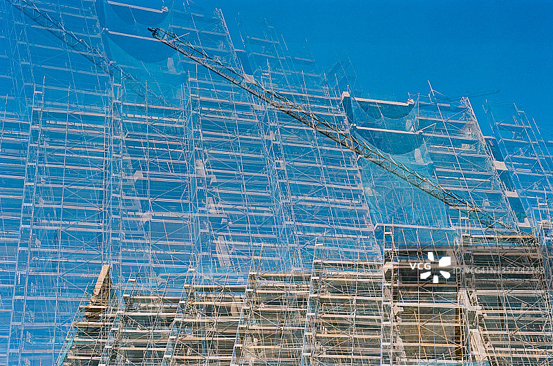 摄影胶片上的多次曝光图片素材