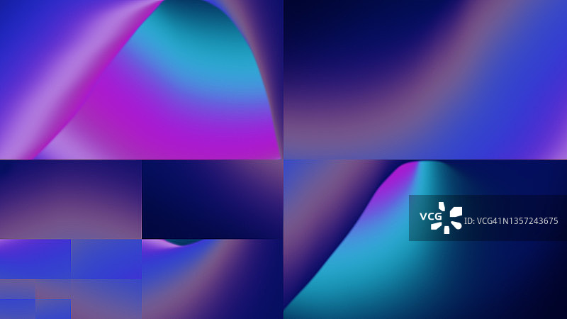 抽象的彩色模糊背景切片图片素材