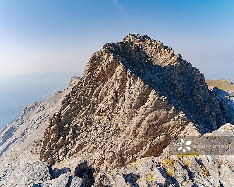希腊奥林匹斯山米蒂卡斯峰图片素材