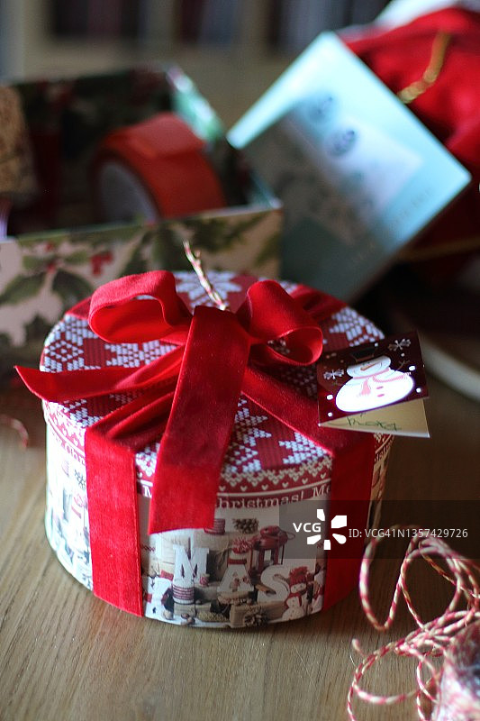 圣诞节礼品包装图片素材