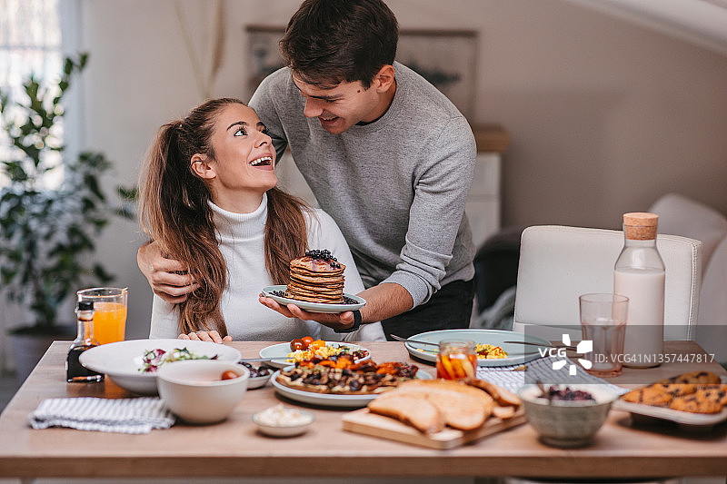 惊喜薄煎饼图片素材