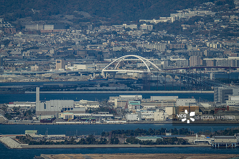 日本兵库县西宫市风光图片素材