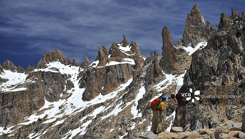 阿根廷徒步旅行图片素材