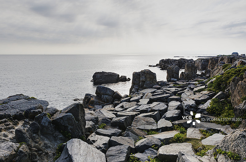Cap Le Croisic多岩石海岸图片素材