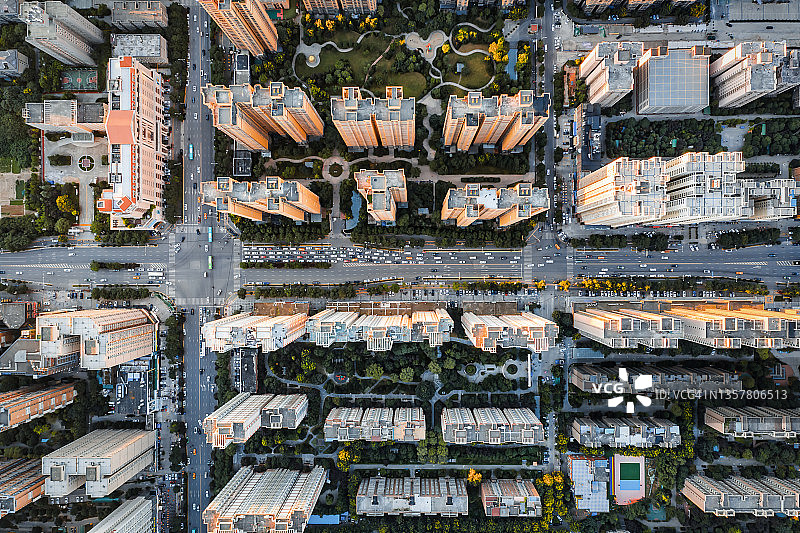 城市交通航拍图片素材