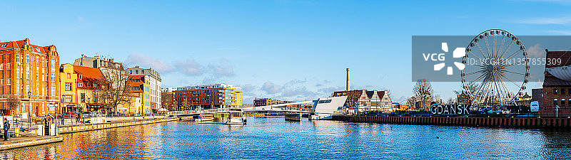 格但斯克老城全景图片素材