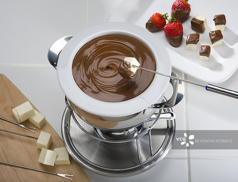 草莓蘸巧克力图片素材