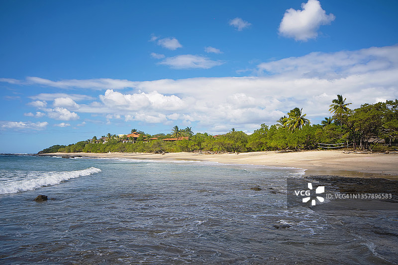 瓜纳卡斯特内格拉海滩美景，哥斯达黎加图片素材