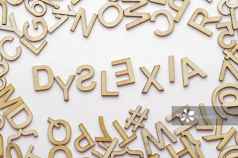 拼写障碍字母图片素材