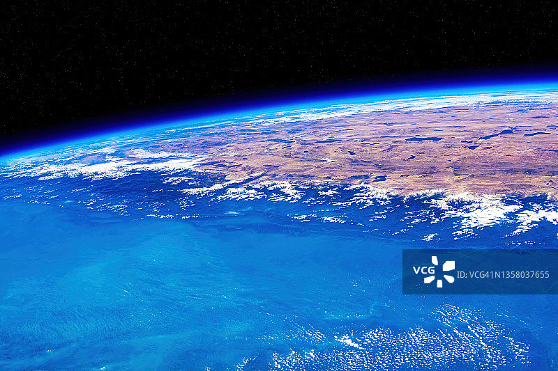 地球地平线图片素材