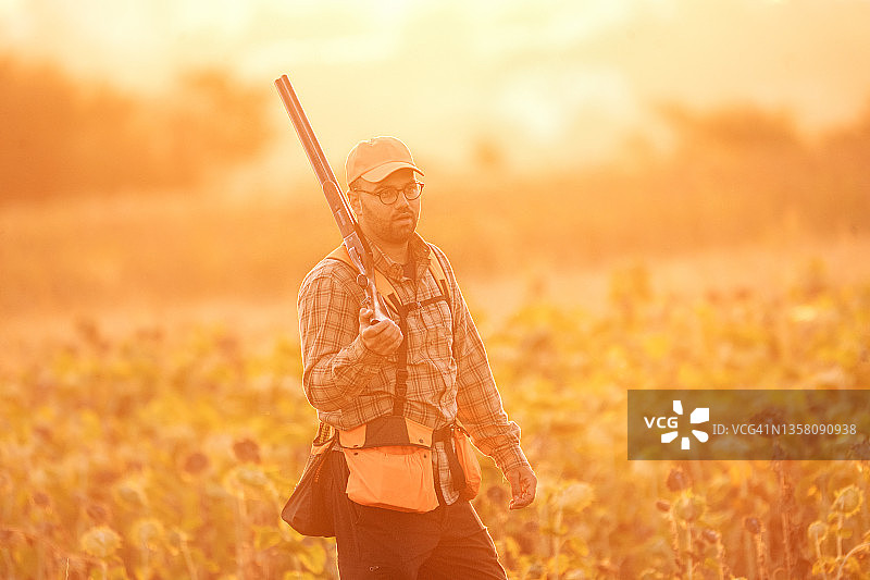高地鸟类狩猎图片素材