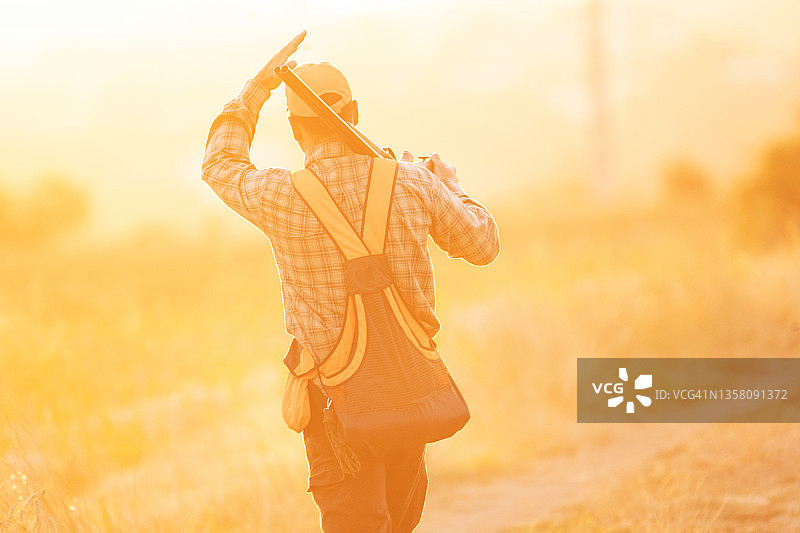 高地鸟类狩猎图片素材