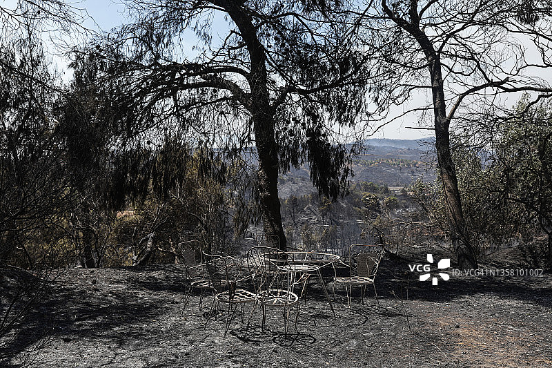 山火造成的破坏图片素材