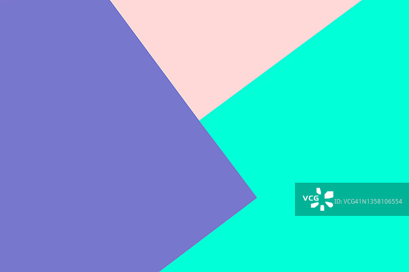 具有多层纸张的抽象几何多色背景。2022年度代表色——长春花紫图片素材