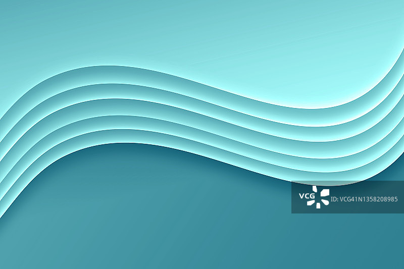 抽象蓝色波浪背景图片素材