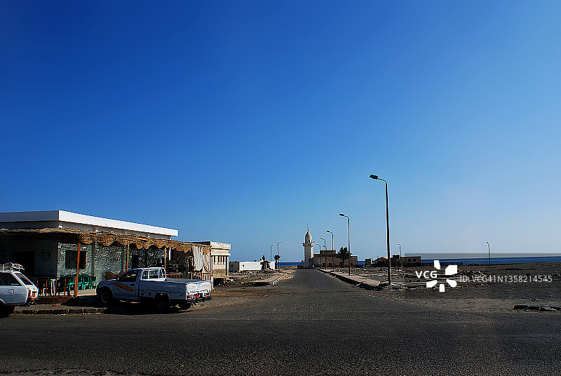 埃及库赛尔市的街道和建筑图片素材