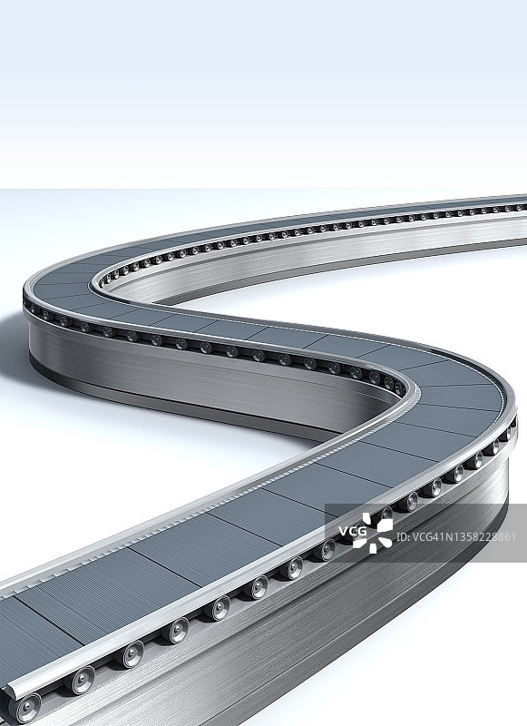 3D传送带轨道工厂图片素材