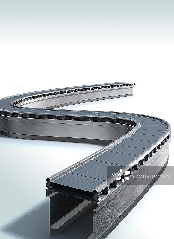 3D传送带轨道工厂图片素材