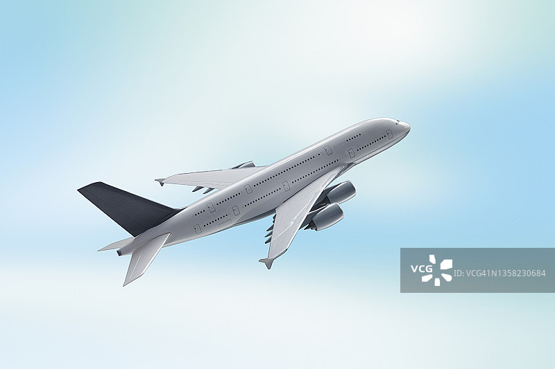 飞行中的飞机图片素材