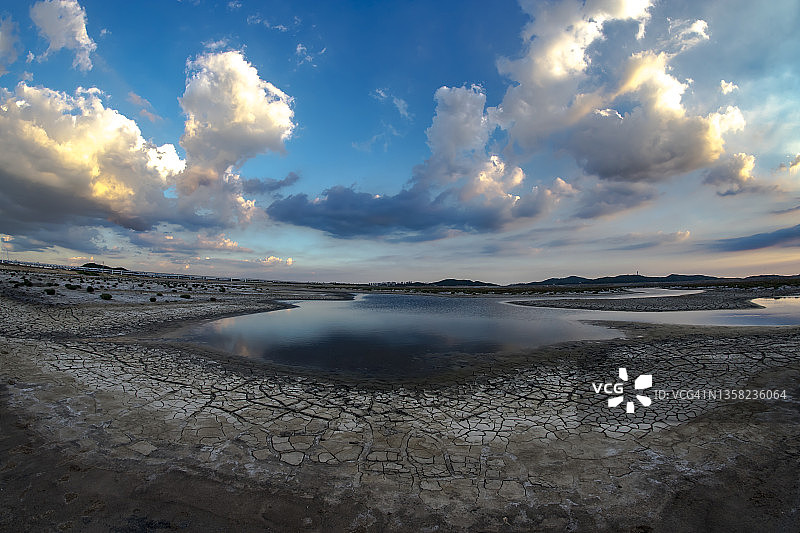 韩国华城市Un染岛风光图片素材
