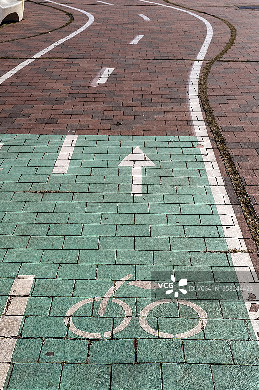 自行车道路图片素材