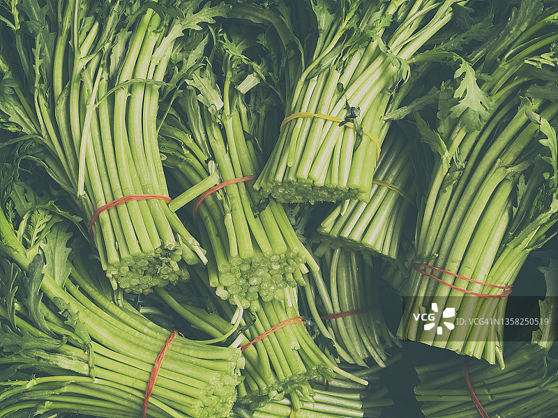 堆叠蔬菜形成的抽象图案图片素材