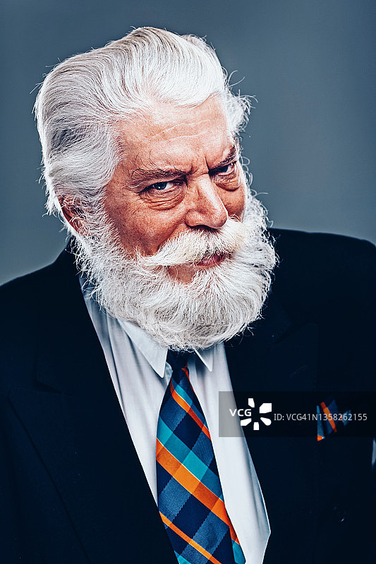 长者肖像图片素材