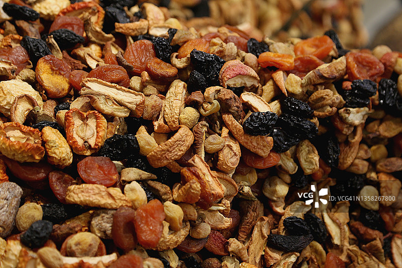 干果全画幅背景，苹果、梨、西梅和杏图片素材