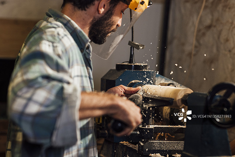 木匠车木图片素材