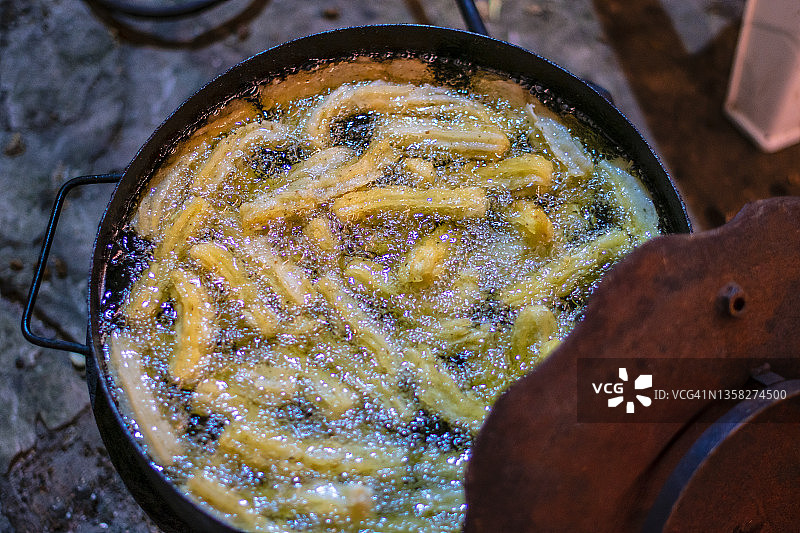 炸土豆西班牙油条（咸味）图片素材