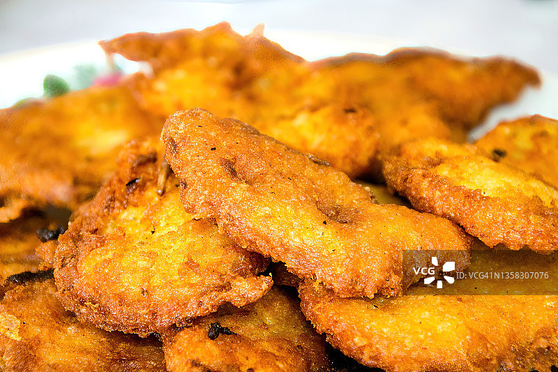 玉米油炸饼图片素材