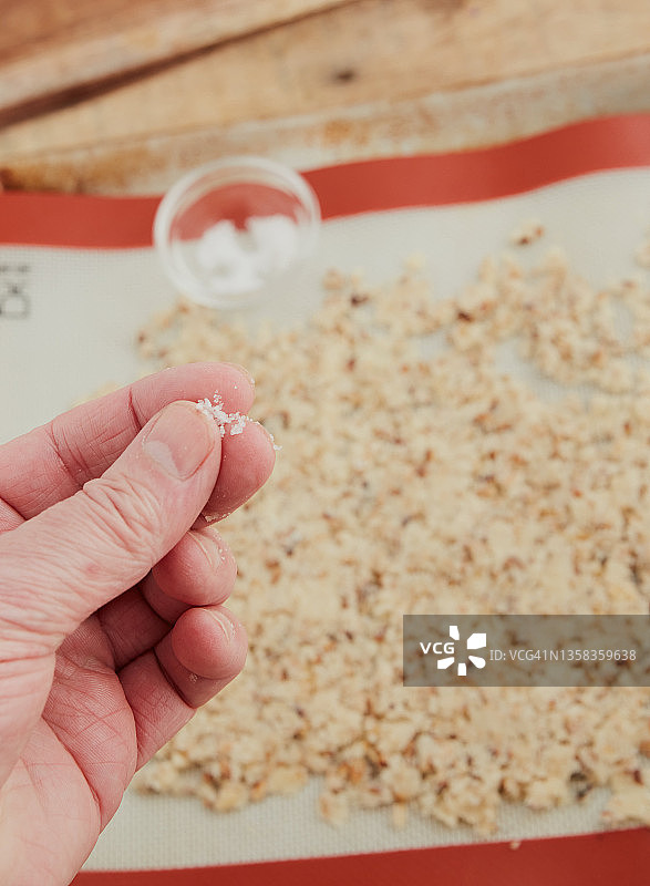 酥皮和海盐图片素材