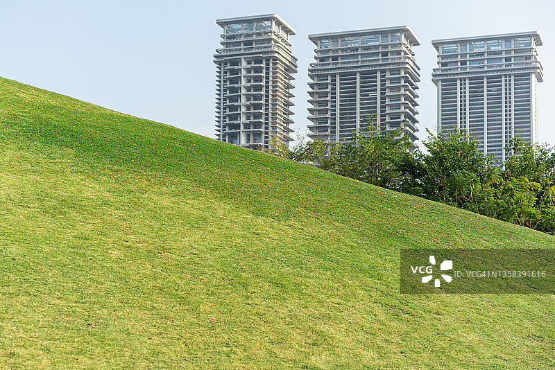 城市绿地图片素材