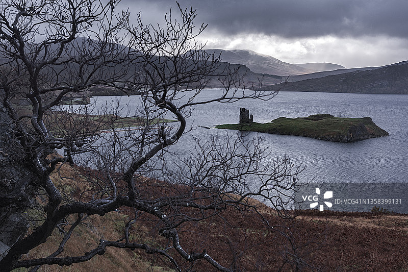 英国苏格兰高地阿德弗瑞克城堡图片素材
