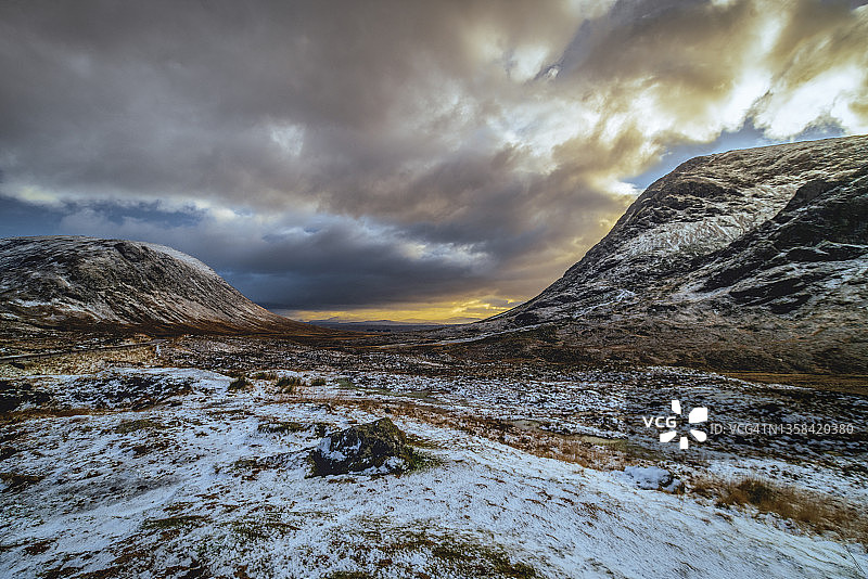 冬季的格伦科图片素材