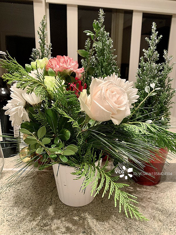 圣诞花卉图片素材