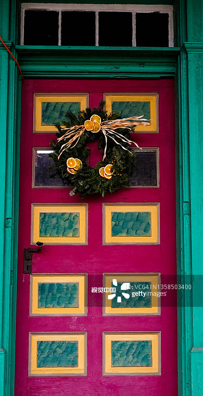 美国俄亥俄州佐阿尔村酒店门图片素材
