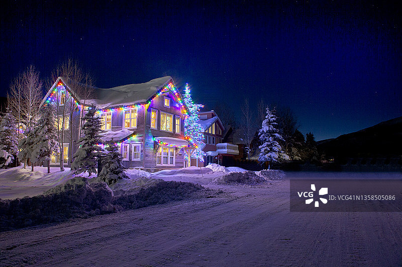 圣诞节场景图片素材