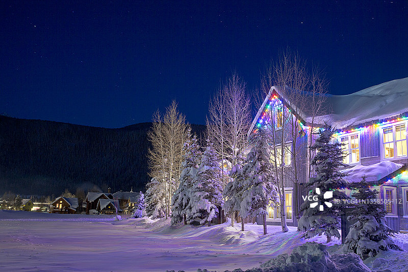 圣诞节场景图片素材