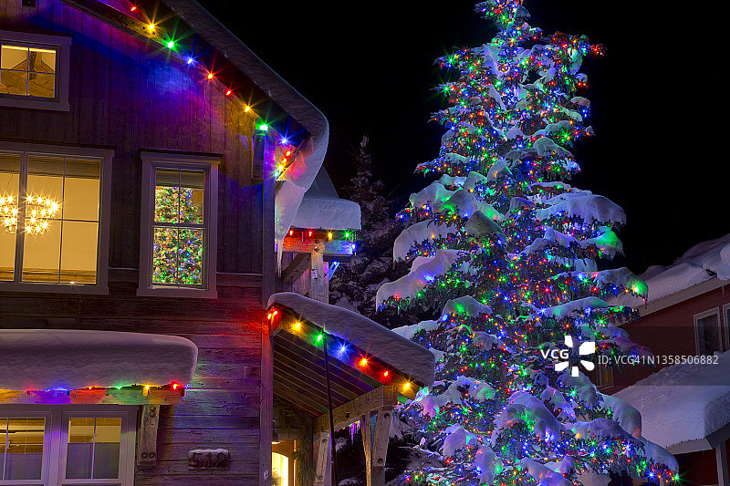 圣诞节场景图片素材