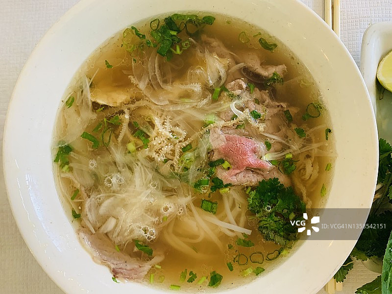 越南牛肉河粉图片素材
