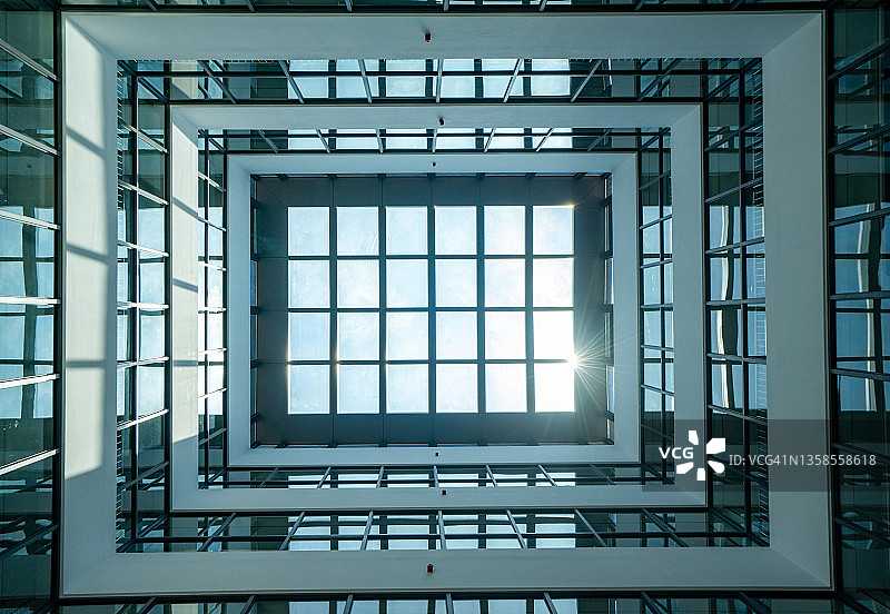 玻璃走廊图片素材